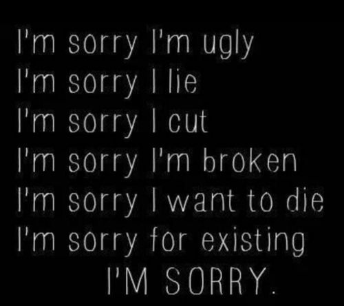 cut-away-your-life:  I’m sorry 