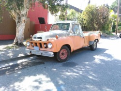 justneedsalittlework:  California Dreamin’. Plenty of Patina on this ‘57 - ‘58 Studebaker TranStar Long-bed  spotted in Encinitas or Leucadia California.  