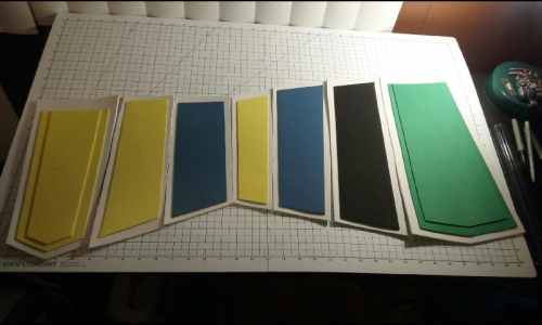 Another 3 Hours Tonight! Got The Raised Foam Bits For The Skirt Cut Out As Well As The Foam Bases For