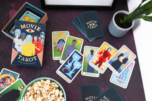 Hello!Here’s something for the movie and tarot card lovers out there!The Movie Tarot deck is finally