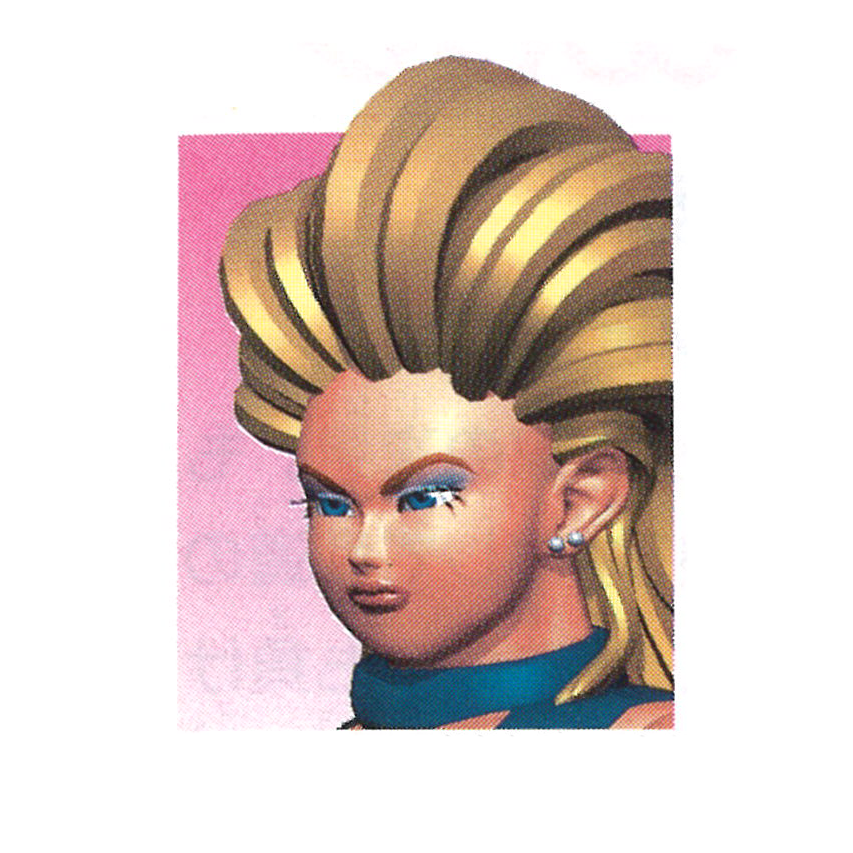 thevideogameartarchive: The weirdly named Mary-Ivonskaya, from Tobal No. 1, with