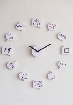 waltzingmatildablog:  Love this clock! 