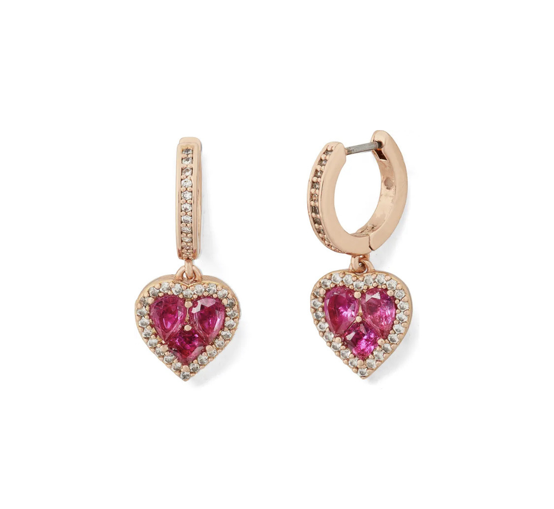 beauty like grace : kate spade new york pink heart necklace and...