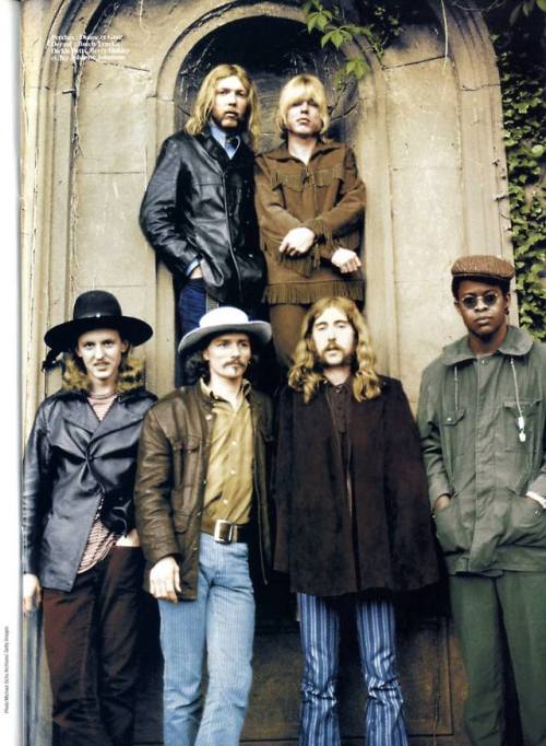 electripipedream:The Allman Brothers Band from Folk & Rock magazine
