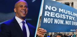 sanctuaryforalluniverses:  micdotcom:  Sens. Cory Booker, Bernie Sanders introduce bill to block Trump’s potential Muslim registry Democratic Sen. Cory Booker is introducing a bill that would prevent Donald Trump from creating a Muslim registry.  The