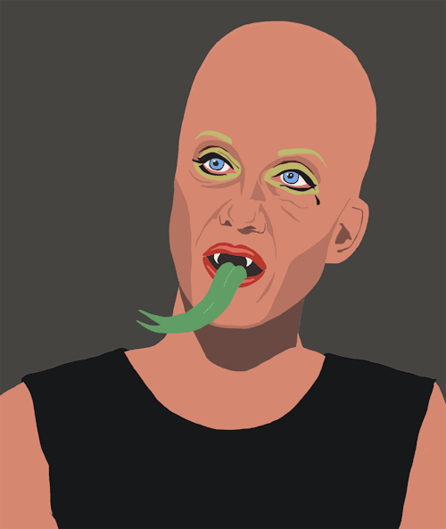Robo-reptilian skinhead Kellyanne Conway.