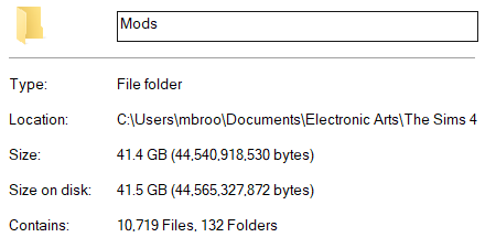 How Big Is Your Mods Folder?