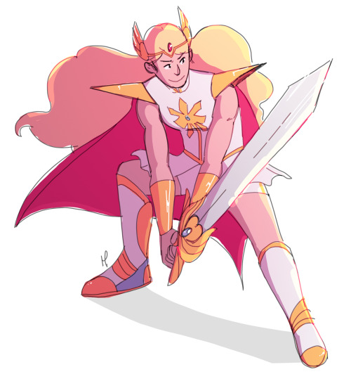 She-Ra dump!  A couple of drawings done for goodbye cards as people rolled off the show.