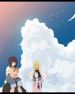 nelnel-chan:  Artist: Angelcake12 YAY! OMG! Thank you so much  Angelcake12! For accepting and drawing my awesome Commission that i request!  Now i really hoping if they have the next child it look like the boy. Naruto and Hinata belong together forever