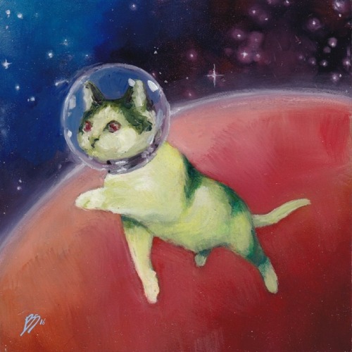 sosuperawesome:Space Cats by Bronwyn Schuster on inprntMore posts like this