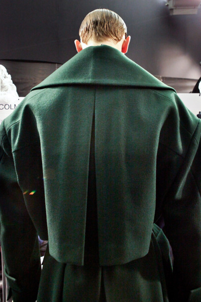 revorish:  Modern Sharpness Backstage at the Juun. J FW’14 Menswear Show in Paris. 