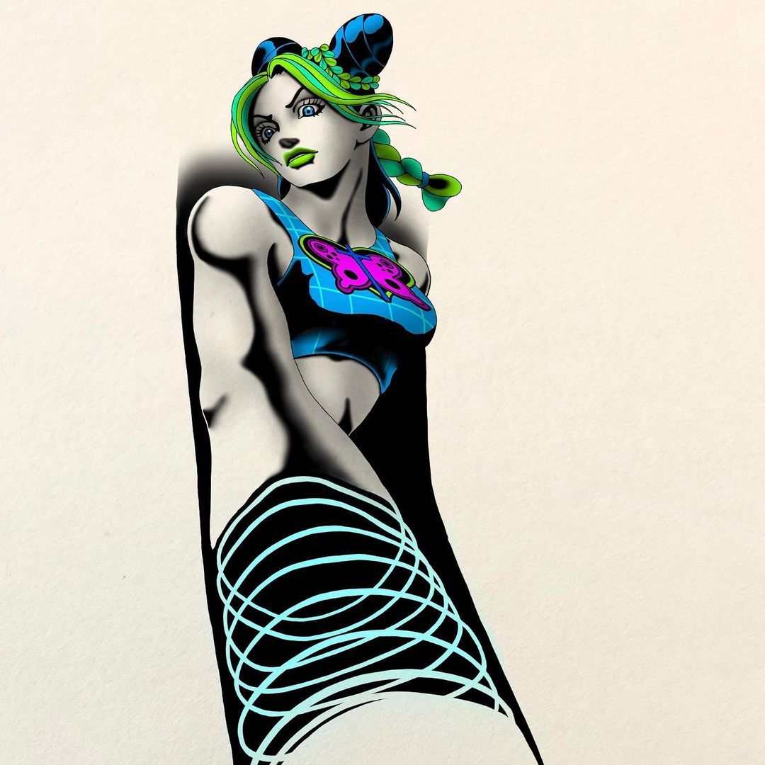 Eijiのtattoo Stoneocean ストーンオーシャン Jolynecujoh 空条徐倫 Eijiのtattoo Stoneocean ストーンオーシャン Jolynecujoh 空条徐倫