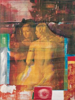 xocolatlycacahuetes:    Robert Rauschenberg. Persimmon. 1964.  