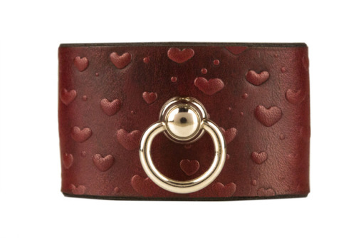 Our new Floating Hearts Ball Stretcher with a convenient swivel ring for attaching a leash or weight