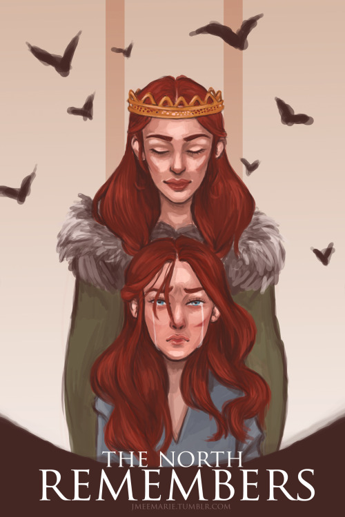 jmeemarie:   The North Remembers  I’ll add to this if I draw the other Starks 