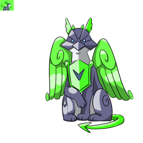 Gargryph and gargryph-nucleon fusion from pokemon uranium