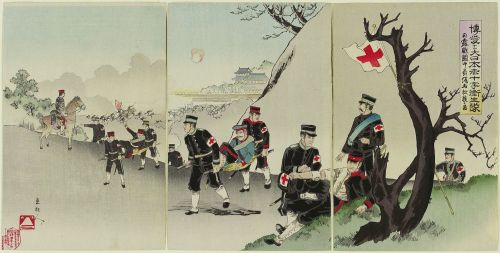 jibadojo: The Humane Great Japanese Red Cross Medical Corps Tending to the Injured in the Russo-Japa