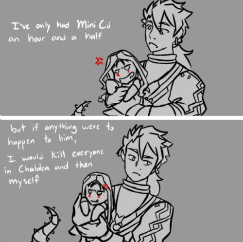 mountainashfae: Mini Cú-chan, huh?