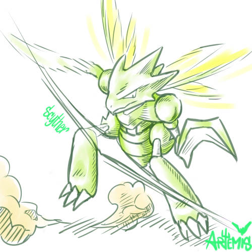 lnbgaming:Scyther use slash! @artemis-macabreCheck out @pokemon-personalities and dig it!