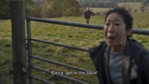 this scene will never not leave me in stitches.  killing eve (2018-?) - out of context #12 - an abso