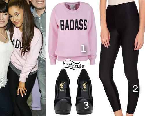 optakenlenses: Steal Ariana’s Style <3 Item 1: Link to Sweater Item 2: Link to Leggings Item 3: L