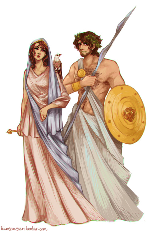 historicalhetalia-haven:bluejamjar:Ancient Greece as Hera and Rome as Zeus (full list)omg afgzfxacZa
