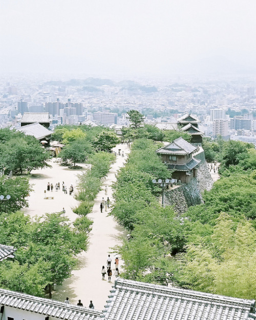 The view from the castle of Japan