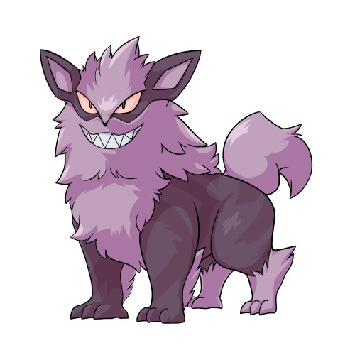 plagueofgripes:  My pokemon trifusion series, with pokemon selected with great pangs through arduously strawpolling my fans: Gardevoir, Gengar and Arcanine. The resulting three initial fusions include the purple pup, Genine; the furry tigress, Arcanoir;