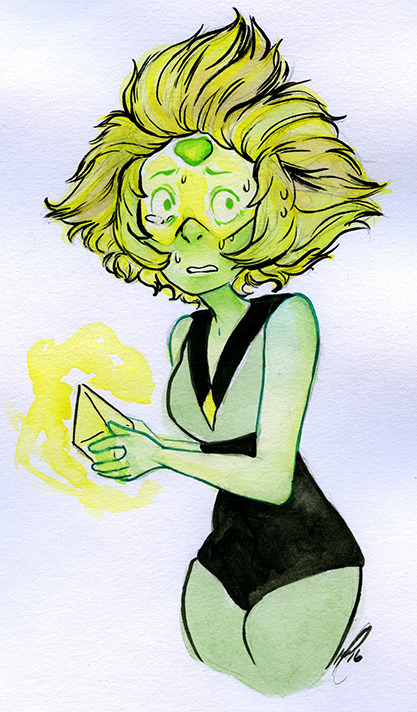 biteinsane:  This was a watercolor experiment that i liked some of the results and
