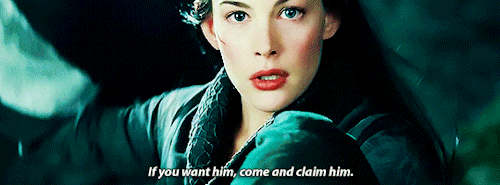 Arwen physically saves Frodo and spiritually saves Aargon. She contemplates her choices, fights for 