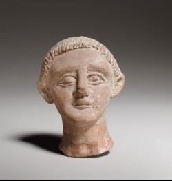 the-met-art: Head of a boy, Greek and Roman ArtMedium: TerracottaThe Cesnola Collection, Purchased by subscription, 1874–76 Metropolitan Museum of Art, New York, NY http://www.metmuseum.org/art/collection/search/241074  hai