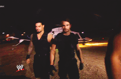 iamnolady:  The Shield arrives at London's O2 arena via helicopter: Raw, April 22,