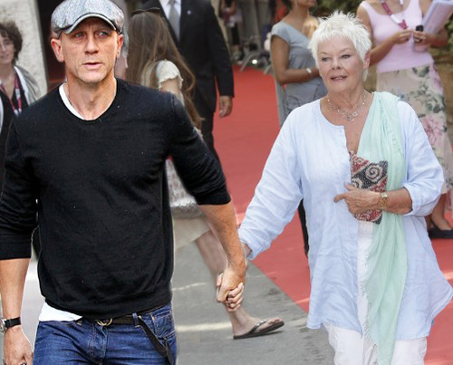 fuckyeahdench: M and Bond in Venezia Let’s reblog then