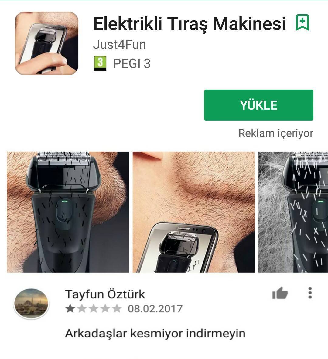 Elektrikli traş...