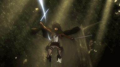 toonami:  “Mikasa Ackerman, model cadet, excels at everything” …including rage. 