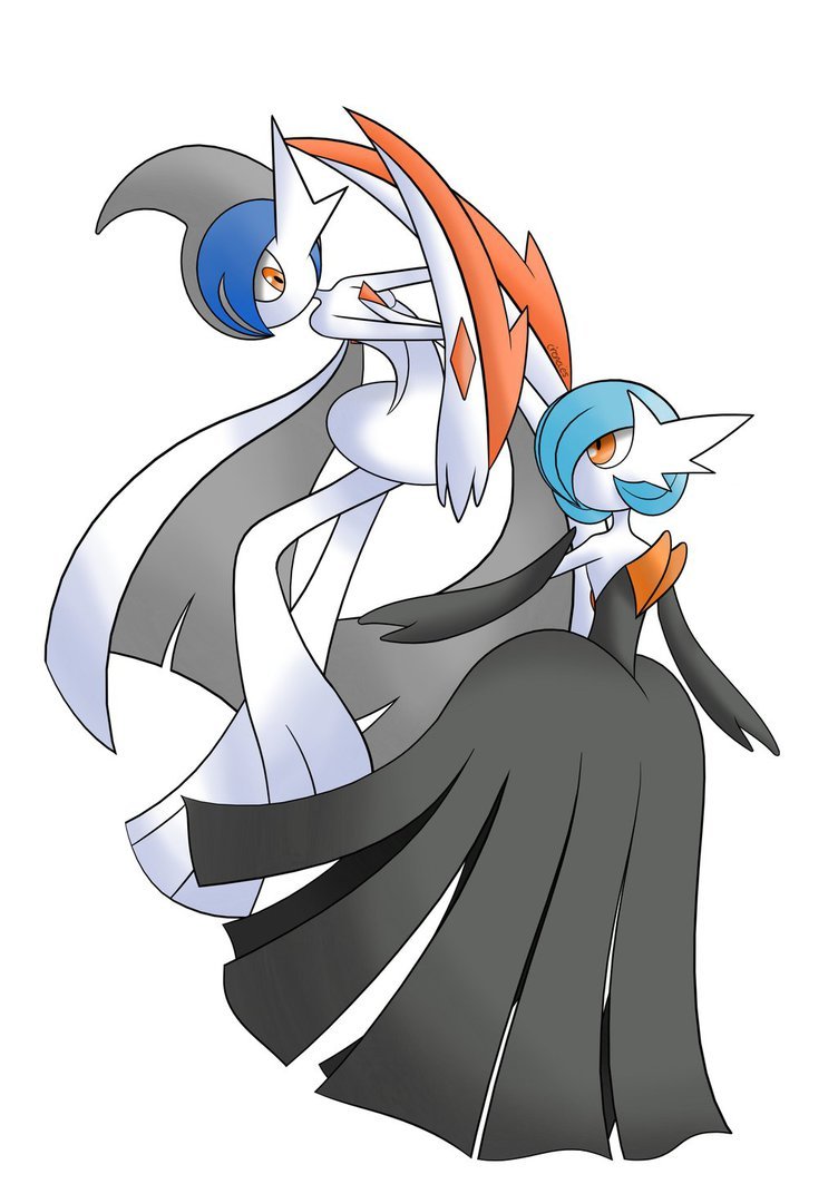 Mega Gallade & Shiny Mega Gardevoir, Gardevoir