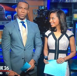 sexykat042015:  The chocolate 🍫 anchor man in Houston Tx. 😍Jonathan Martin 📺 Fox News