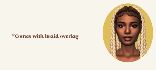 bren braidsThis Hair comes with an overlay accessory. The Bren Bantu is also compatible with this ov