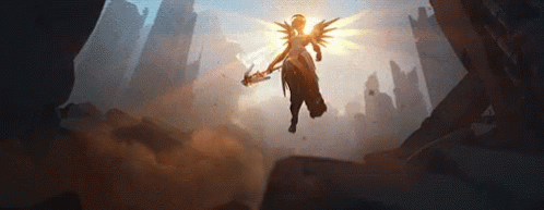 Overwatch's Mercy flies in to heal you