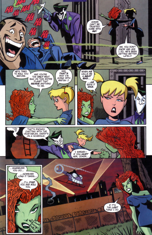 comic-commentary:tell me that ivy doesn’t love harley more than anything else in the world, includin