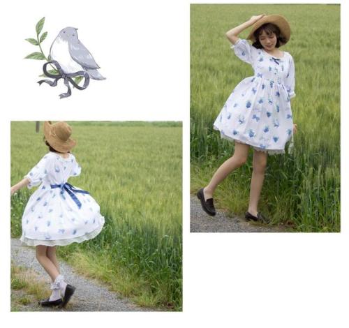 Sara Bell Blueberry and Bellbirds one piece dress and jumperskirt preorderMy Australia-based Taobao 