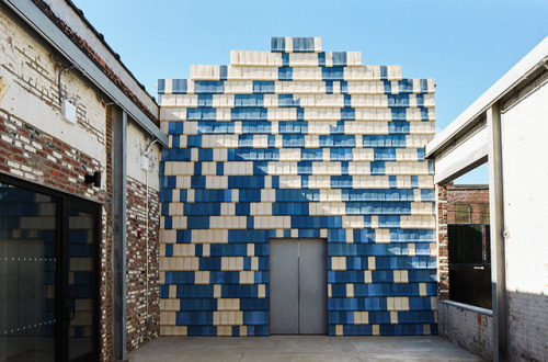 (via assemble fills A/D/O’s outdoor courtyard with a ‘model factory’)