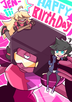 ben237:  @jen-iii happy birthday XDDDDDDDD !!!!!!!!!!!!!!!!!!!!  S C R E AMS