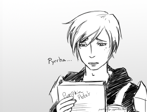 perfectly-pyrrha:  Got this idea from @caramelcrow  http://shanny947.tumblr.com/post/139437503136/ruby-rose-goes-to-the-supermarketJaune needs his other half. I remain in denial until further notice. :’< 