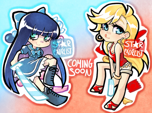 starexorcist:Panty & Stocking stickers coming SOON oh wow oh gosh