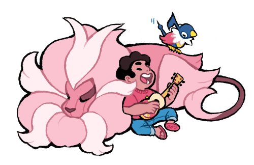 arieldraws:steven has made some friends too
