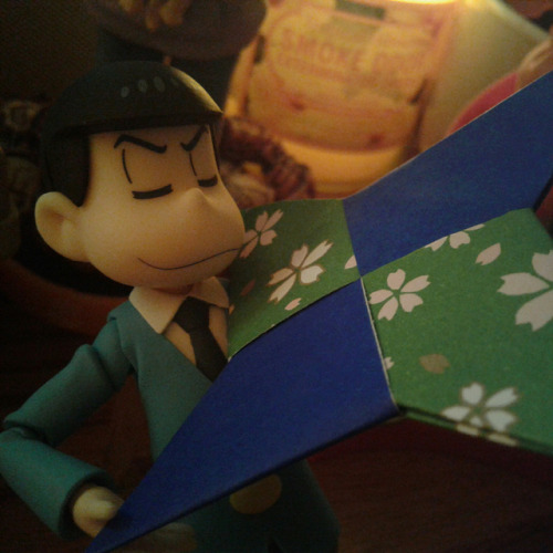 Look who showed up with some sweet origami