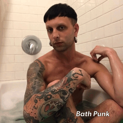 jotterboy88-blog:#gay #gayboy #bath #tattoos #gif #naked #wet #scruff