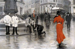 artiebagagli:  Paul Gustave Fischer - Woman in Red (1900) 