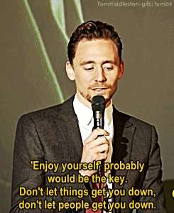 tomhiddleston-gifs:   Tom Hiddleston, bringing you words and quotes of wisdom since